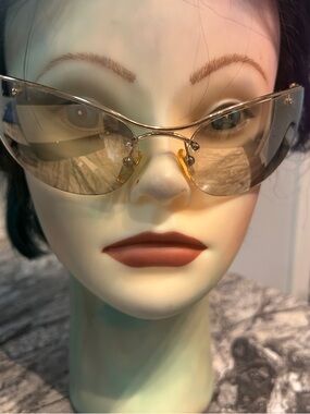 Christian Dior "Flash" rimless sunglasses